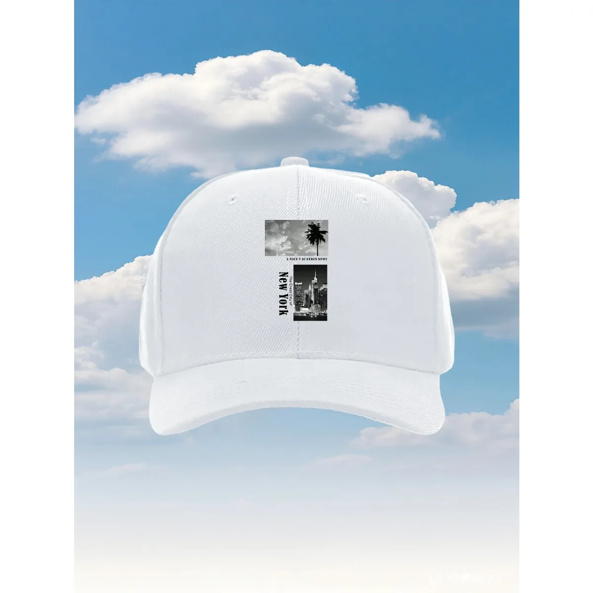 

A NICE VAION SPOT NEW YORK 2025 новая модель Trucker Hat с регулируемой посадкой и забавным принтом, идеально подходит для улицы Acti