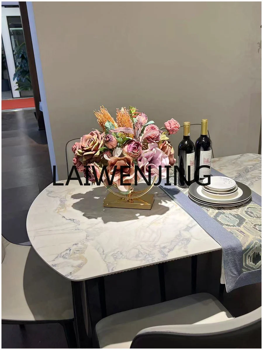 European-Style High-End Artificial Bouquet Living Room Decoration TV Cabinet Dining Table Dried Flower Decoration