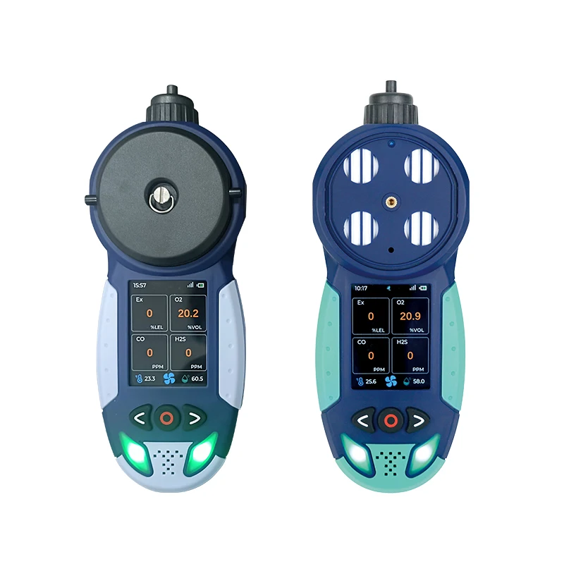 

4 in 1 Detector O2 CO2 H2 H2S CO Gas Monitor IP68 Protection Portable 4 Gas Detectors