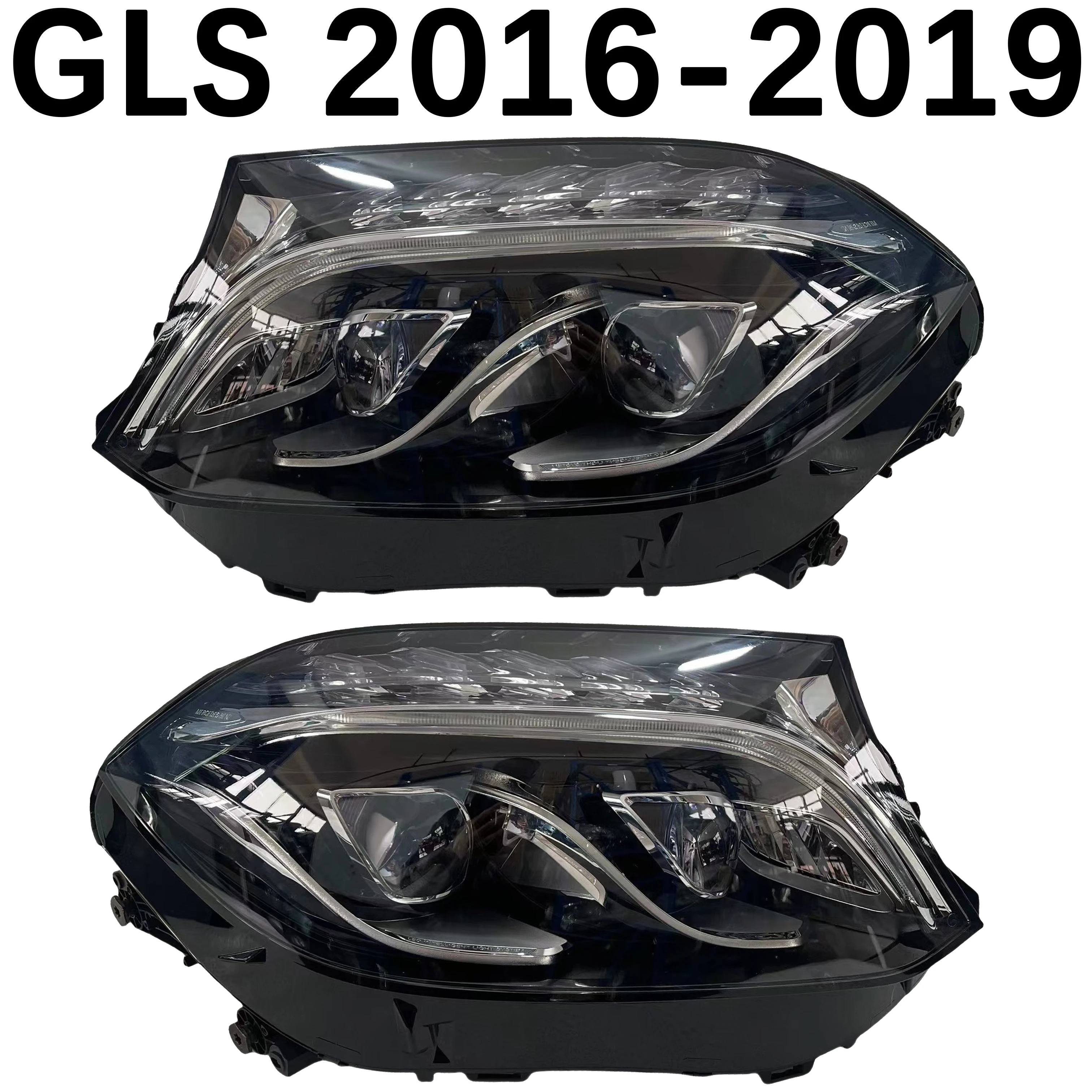 

1 шт. для фар Mercedes Benz W166 GLS class 2016-2019, светодиодные фары оригинального качества, фара A1668202300, A1668202400