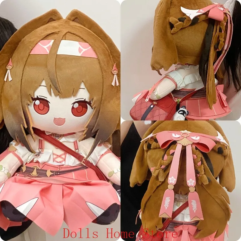 

40CM Ye Shunguang Zenless Zone Zero Fufu Anime Game Cosplay Plush Body Clothes Dress Up Outfit Gift Sitting Posture Figures