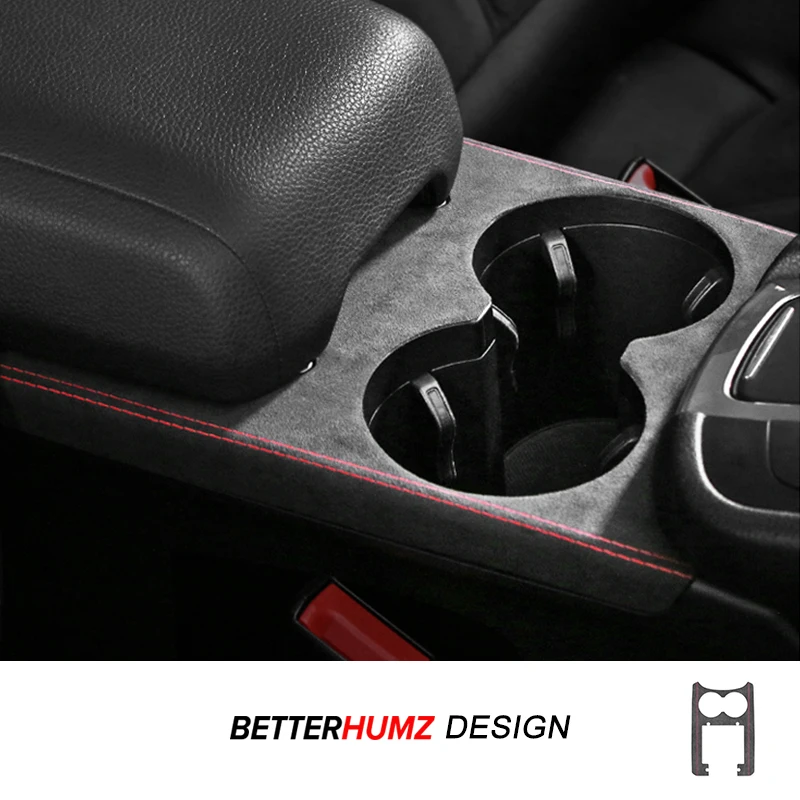 Für Porsche Macan 2014-2024 Hergestellt aus Alcantara Mittelkonsole Getriebe Shifter Panel Trim Aufkleber Auto Innen Tuning Zubehör