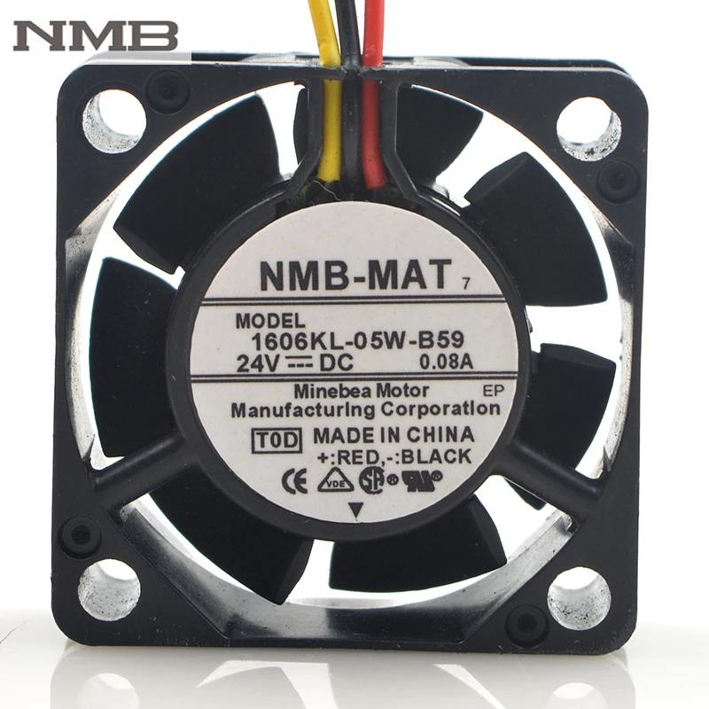 

Original For NMB 4015 1606KL-05W-B59 L02 24V 0.08A FH6-1742 3Wire Cooling Fan