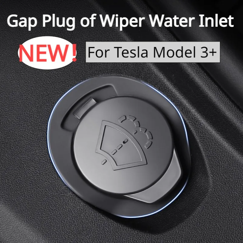 

Gap Plug of Wiper Water Inlet for Tesla Model 3+ Gap Plug Prevent Liquid Intrusion Anti-aging Silicone New Model3 Highland 2024