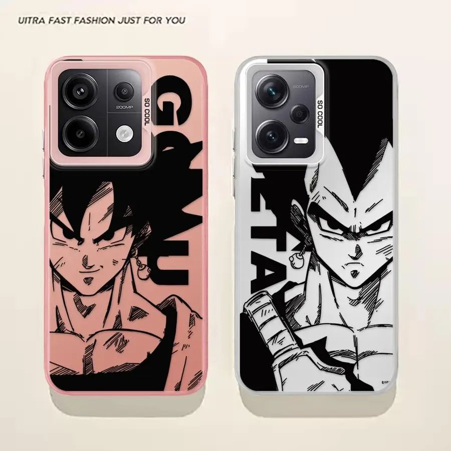 حافظة دراغون بول جوكو VS فيغيتا لهاتف شاومي ريدمي 13 A3x 13C A4 12C 12 14C A1 A3 A2 Plus غلاف ناعم #6