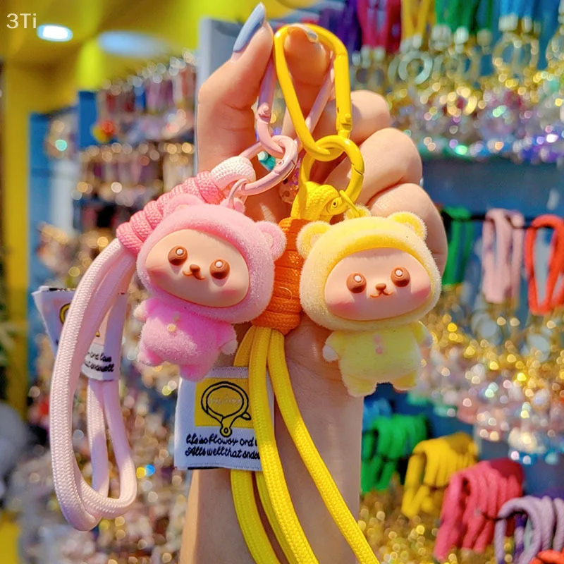 Креативный милый кукольный брелок, кулон, мультяшная кукла, брелок, модные автомобильные брелки, Kawaii, украшение для рюкзака, аксессуары, подарки