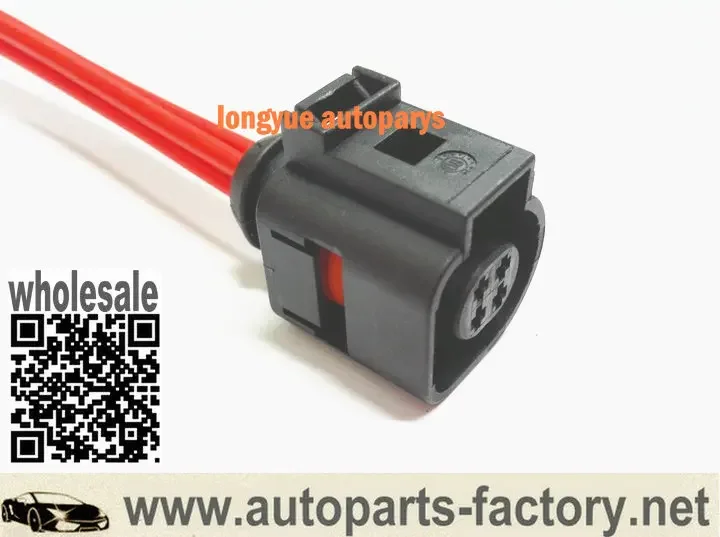 10pcs 4-Pin Pigtail Plug Loom Socket 4B0973712 For VW Jetta Golf Passat Audi A4