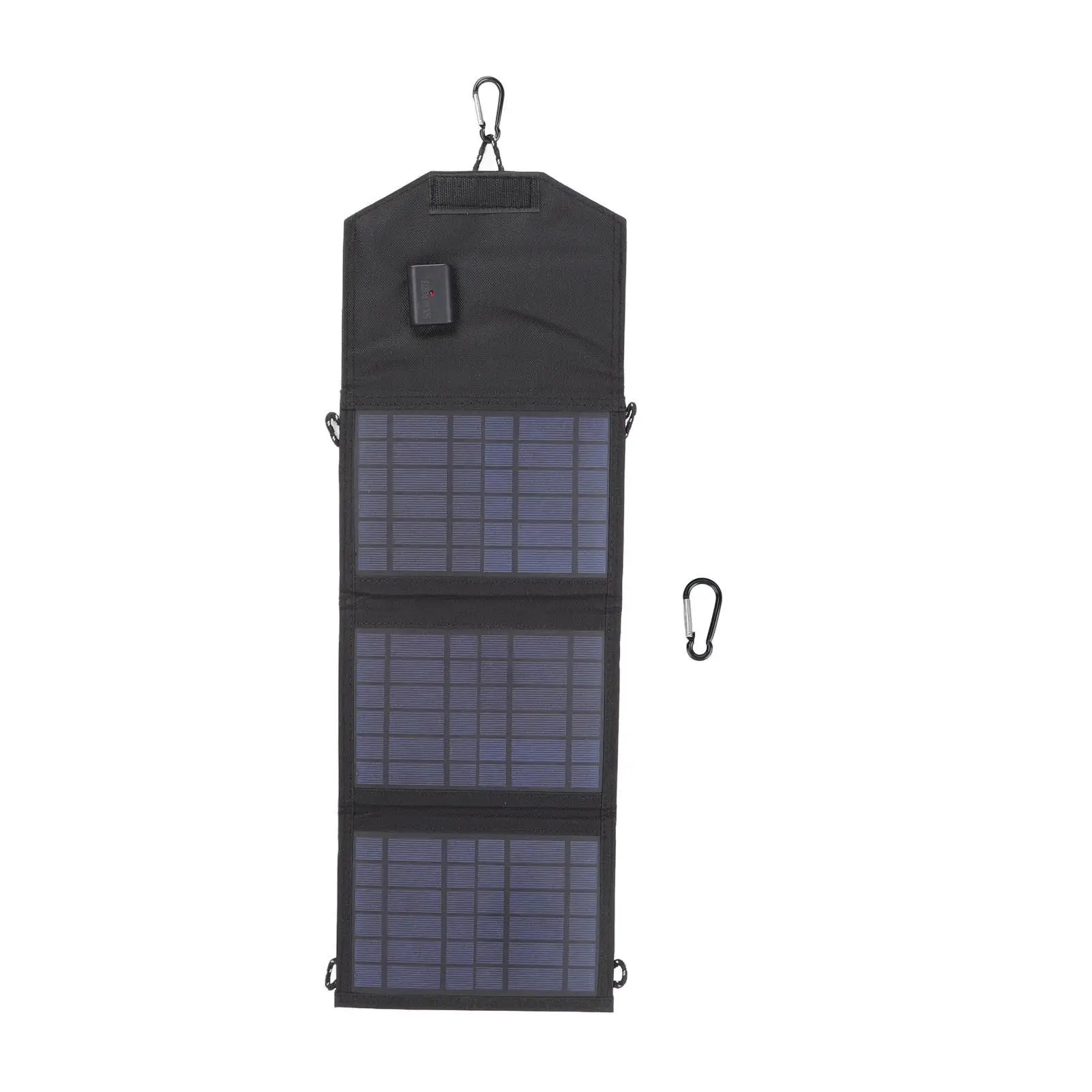 

Solar Folding Bag Charger with Hooks Portable Solar Power Bank for camping Outdoor Travel