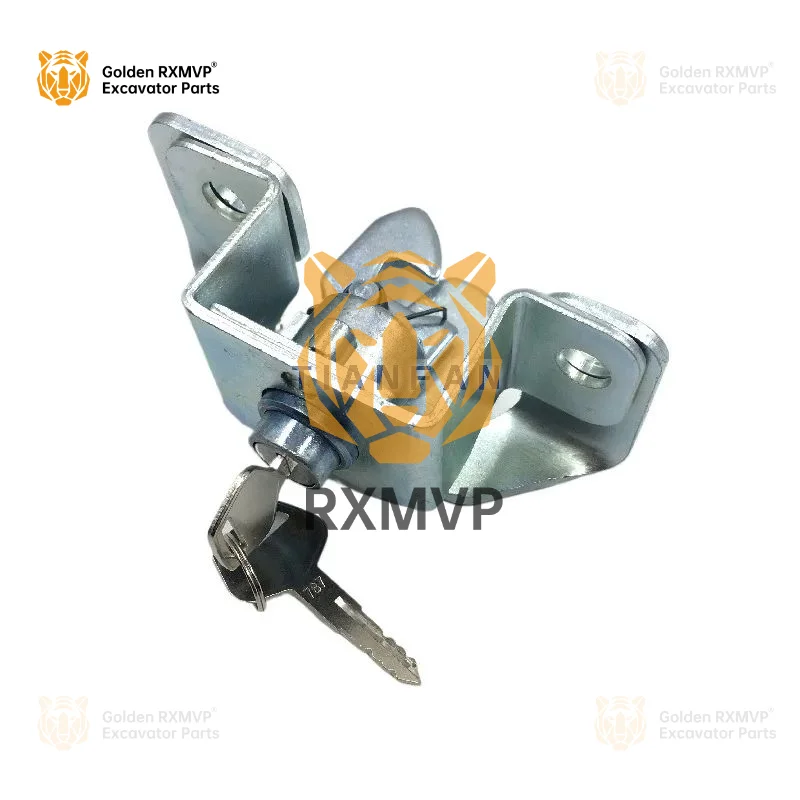 For Komatsu PC56-7 70-8Engine cover lock rear box lock rear cover lock engine cover lock handle Excavator