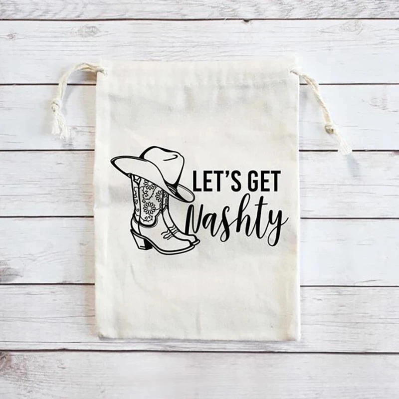 20 Pcs Let's Get Nashty Hangover Kit bag Nashville Bachelorette hen Party Nash Bash Country Western Bride to be bridal shower