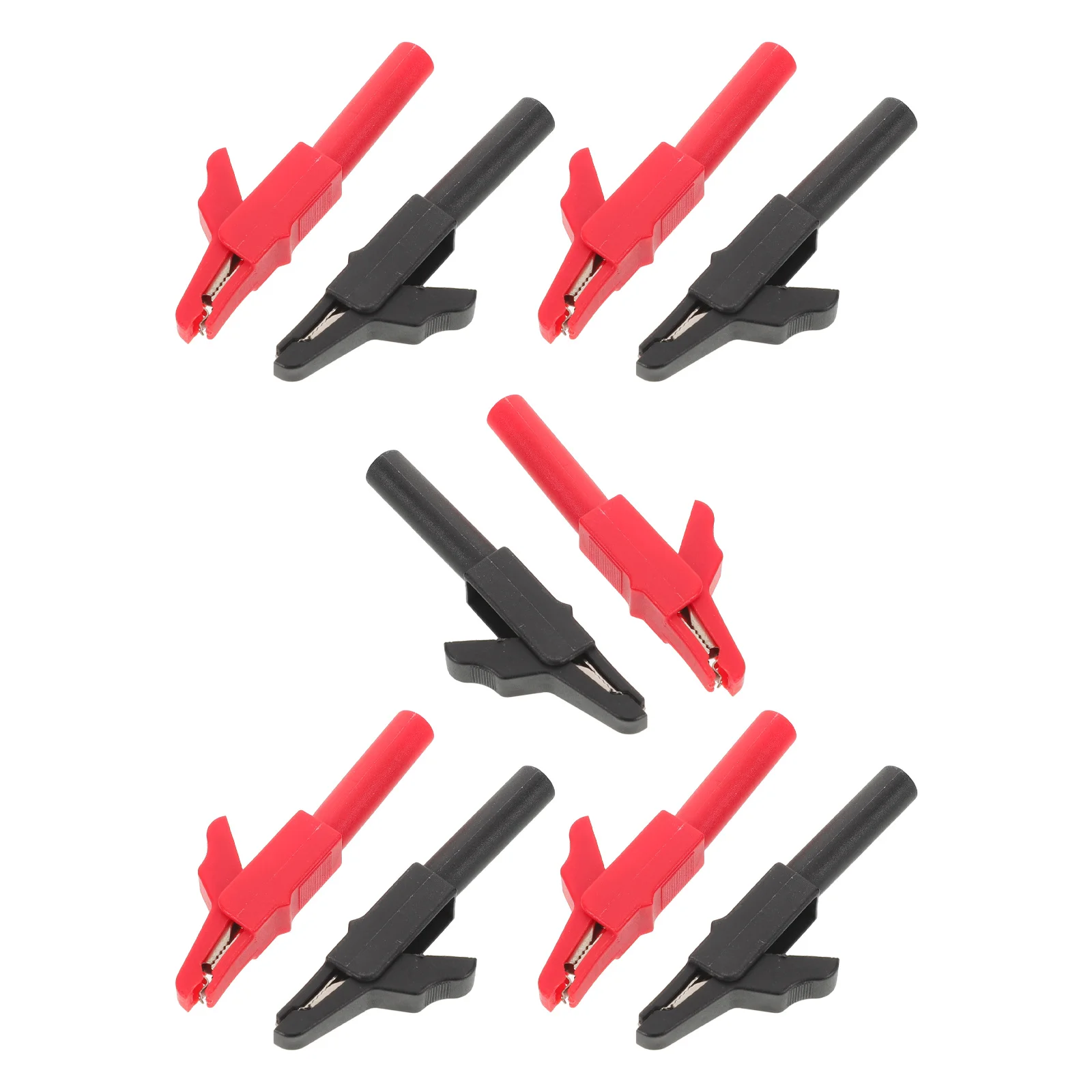 

10Pcs Multimeter Test Leads Banana Plug Insulated Electrical Test Clamps High Voltage Safety Clamp Meter Accessories Car