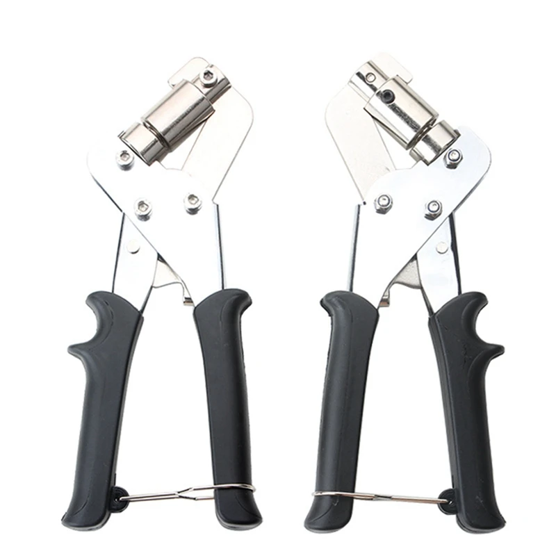 Pinze a crimpare Set Pinze per punzonatura su tela Strumento per punzonatura per poster con astucci in tessuto verniciato a spruzzo con 300 pulsanti riutilizzabili