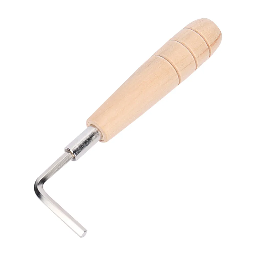 4Pcs High-Class Wood Guitar Wrench Set Sturdy Wear-Resistant Tuning Tool for Acoustic Guitar Tone Enhancement Musician Gift