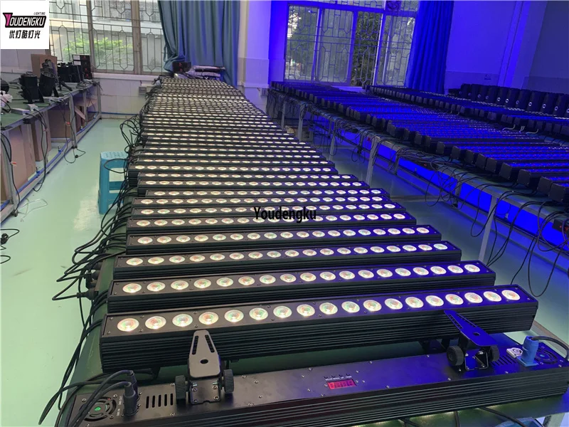 

6 pieces aluminum housing dmx control rgbw led wall washer 18x10w 4in1 LED Line Wallwasher Wall indoor Light