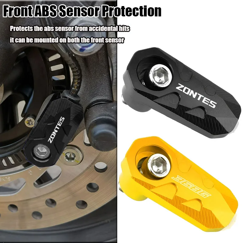 

Подходит для Zontes 368G 368E 350E 310V/X/T Zt250 G 2025, аксессуары для мотоциклов, переднее и заднее колесо, датчик ABS, защитная крышка