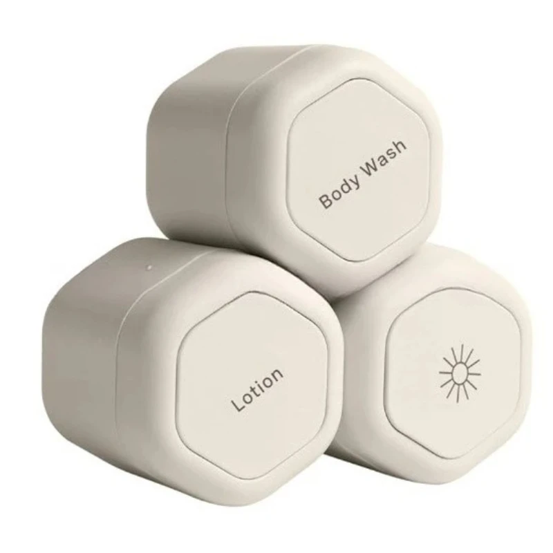 

6PCS Hot-selling Travel Container Body Care Capsule Set Magnetic Travel Capsule