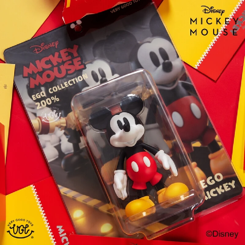 

Vgt Original 200% Ego Disney Mickey Mouse Black White Pink Colorful Action Figure Dolls Childhood Memory Collectible Model Toys