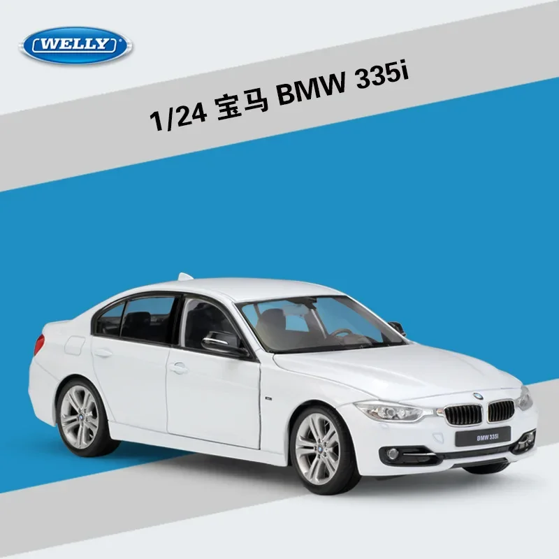 

WELLY 1:24 BMW 335i:535i High Simulation Classical Diecast Vehicle Metal Alloy Model Car For Children Gift Toy Car B60