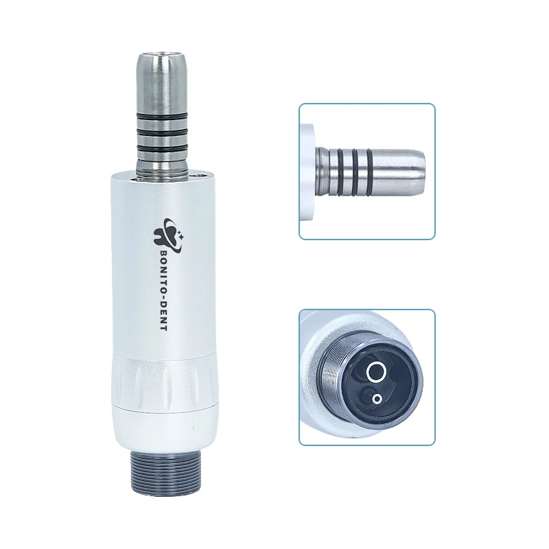 Dental Low Speed Handpiece Kit Air Turbine Straight Contra Angle Air Motor Inner Water Spray 2/4Holes Available Bonito-Dent