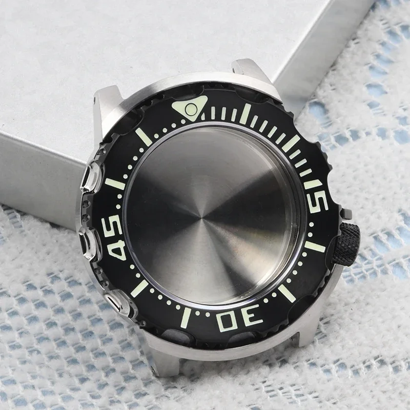 HEIMDALLRWatch-Gehäuse, 42 mm, Edelstahl, Monster-Taucheruhrengehäuse, Saphirglas, 200 m wasserdicht, geeignet für NH35/36-Uhrwerk