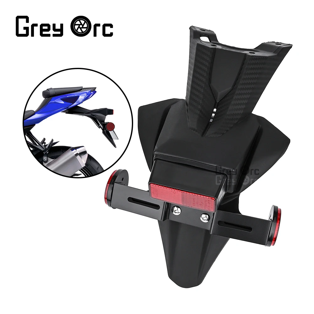 

For Suzuki GSX R 600 750 K11 2011 - 2018 Rear Fender Mudguard Cover License Registration Plate Bracket Motorcycle Accessories