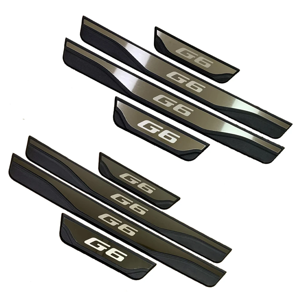 For Xpeng G6 2023 2024 2025 Car Threshold Strip Trim Door Sill Scuff Plate Protector Welcome Pedal Accessories Stickers - Image 6