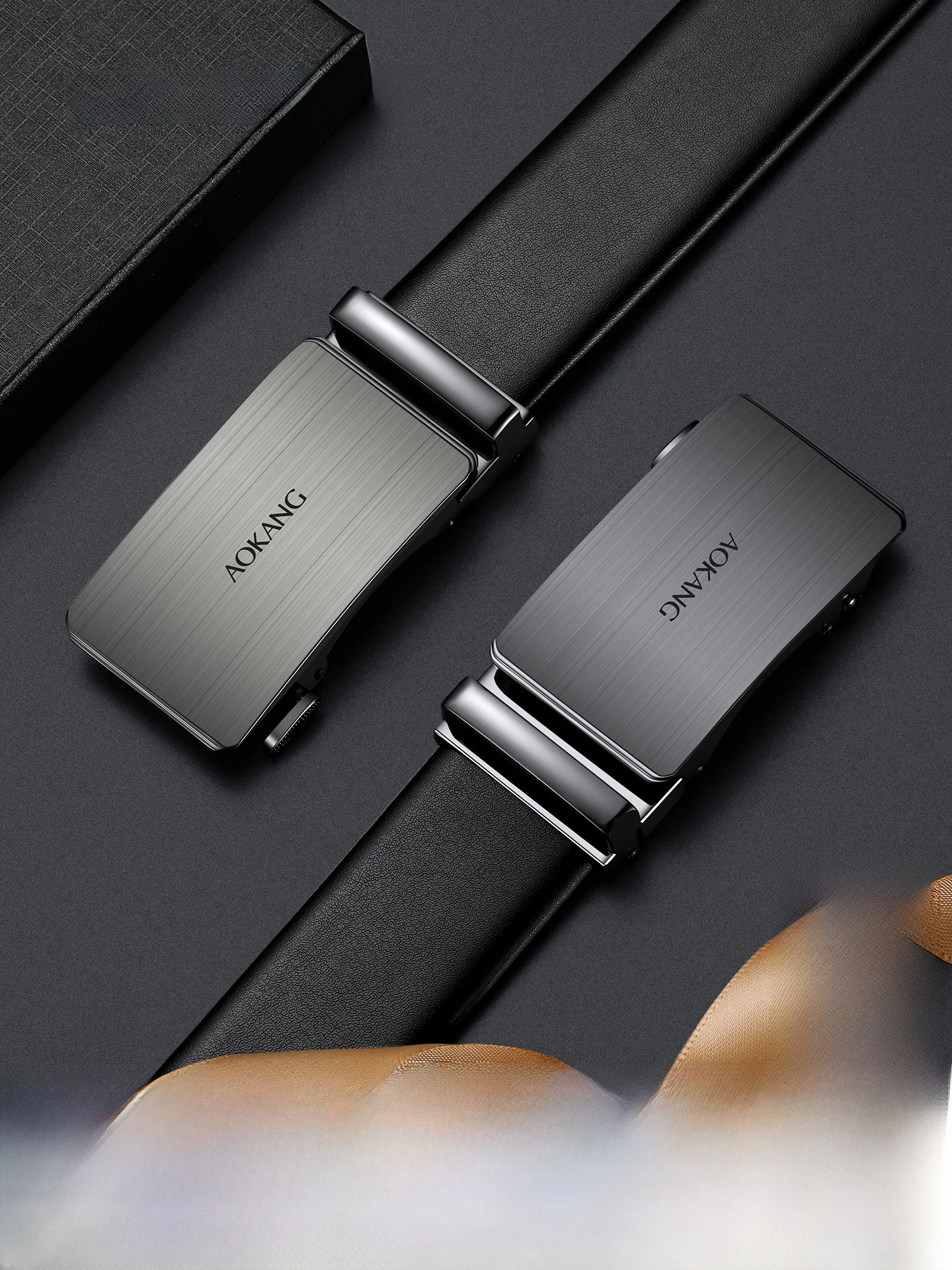 aokang-メンズベルト-2025年新作-自動バックル-カジュアル-多用途-若者向け-トレンド-パンツ用ウエストベルト-レザー-合金製留め金-ビジネススタイル