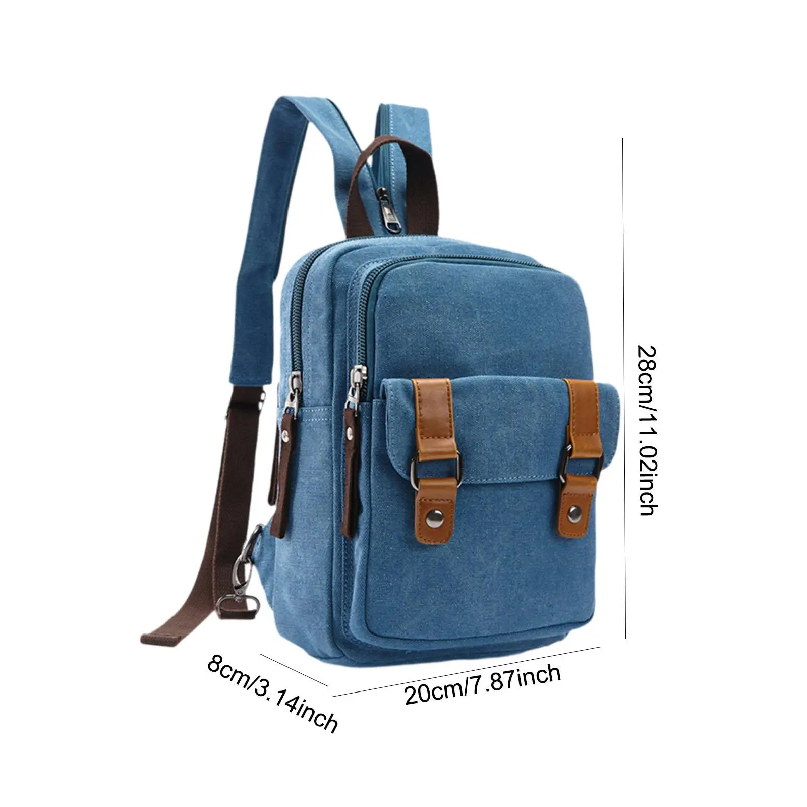 주말 여행용 백팩 캔버스 패셔너블한 밤새 여행 비즈니스 소녀