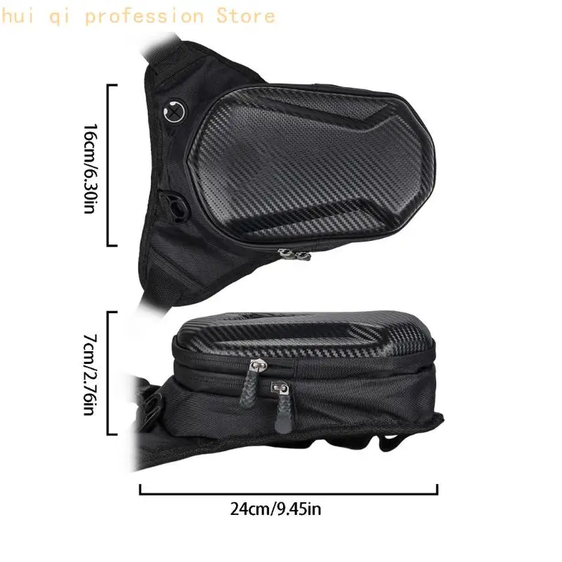 Hartschalen-Utility-Tasche, Motorrad-Beintasche für den täglichen Transport, Telefon, Schlüssel, Karten H8WE – Detail 6