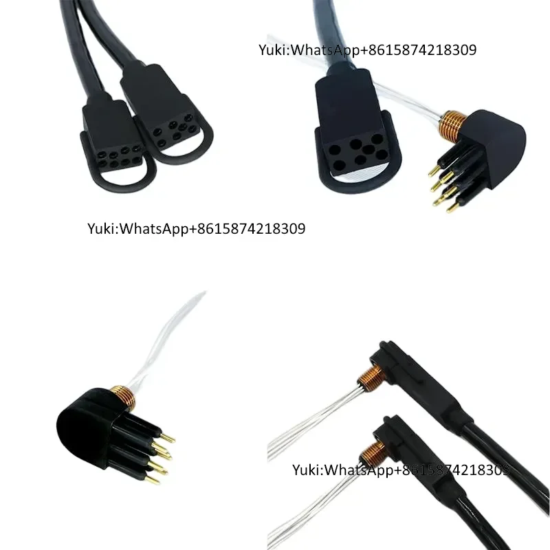 IP68 Waterproof Underwater 8pin Socket Cable Flat Connector Subconn-Compatible Customized