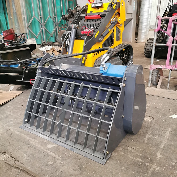 Mixing  Bucket Attachment  for Mini Skid Steer Loader on Sales