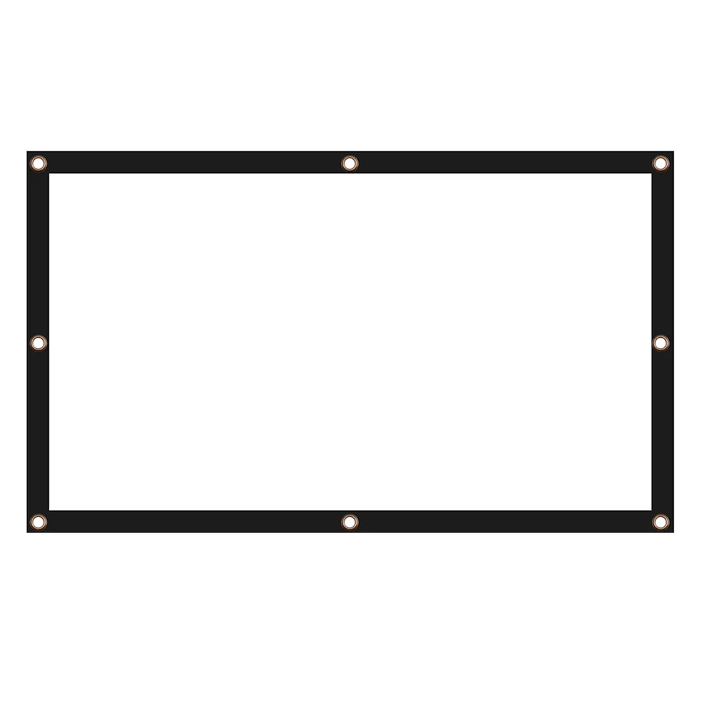 120 Inch 16:9 Projector Screen Foldable Portable Movies Screen Compact Light Hd Indoor Outdoor Office Theater Classroom Home Use