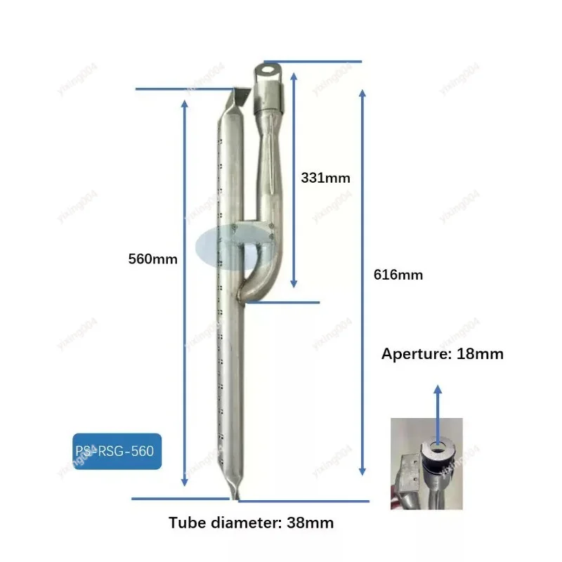 Commercial Dryer Burner Assembly, Replacement Spare Part for Laundry Equipment