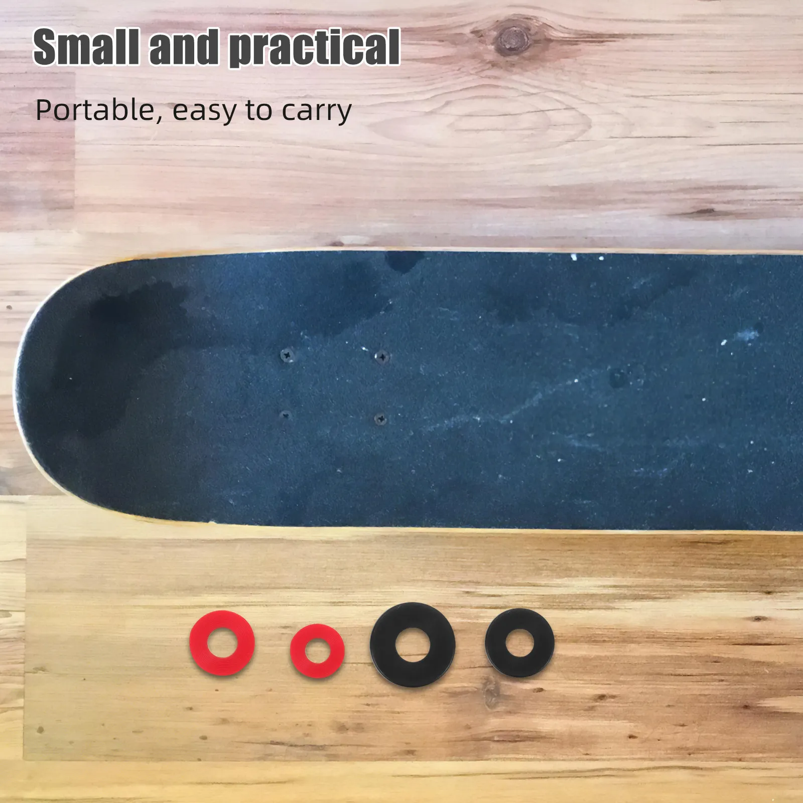 

1Set Skateboard Shock Absorber Bushings PU Vibration Damping Gaskets Truck Risers Replacement Pads Skateboard Truck Accessories