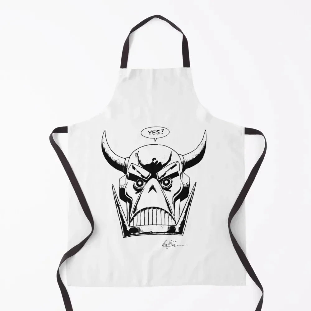 

Death's Head Yes Apron women's kitchens bib Kitchen on the wall Professional Barber Apron