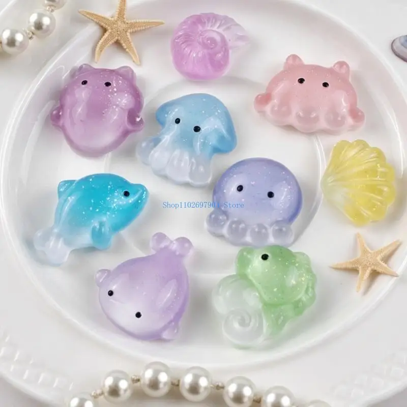 N7YF Artistic Silicone Mould For Resin Casting Featuring Marine Animal Shapes