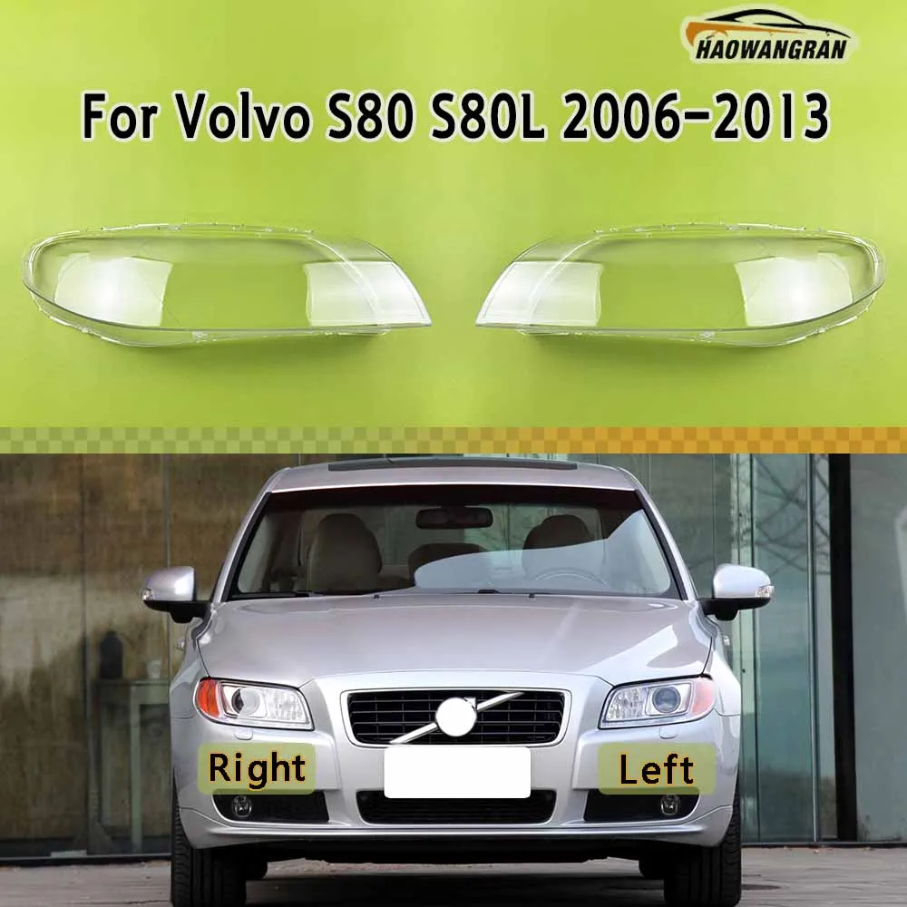 

Headlight Glass Cover For Volvo S80 S80L 2006 2007 2008 2009 2010 2011 2012 2013 Transparent Lampshade Replace Original Lens