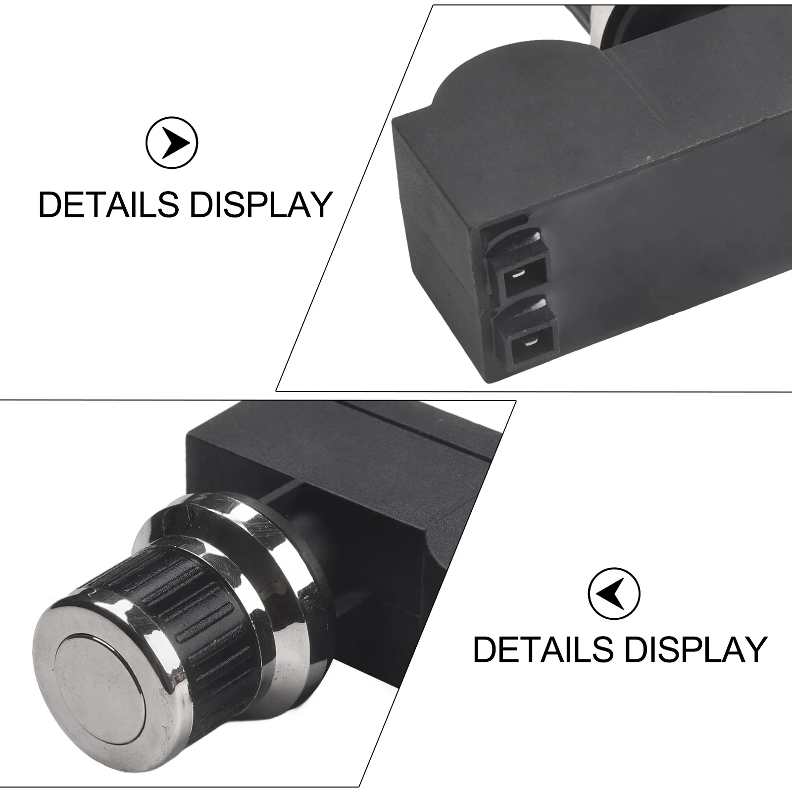 2 Outlet Electronic Grill Igniter Kit With AA Battery Cover And Ceramic Pins Spark Replacement For 28 Inch Griddle BBQ