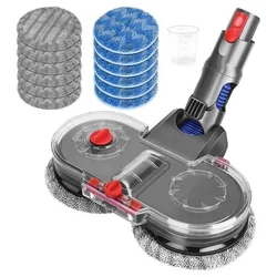 Elektrischer Moppkopf für Dyson v10 v12 schlanken Staubsauger, mit abnehmbarem Wassertank und 12 wasch barem Mopp