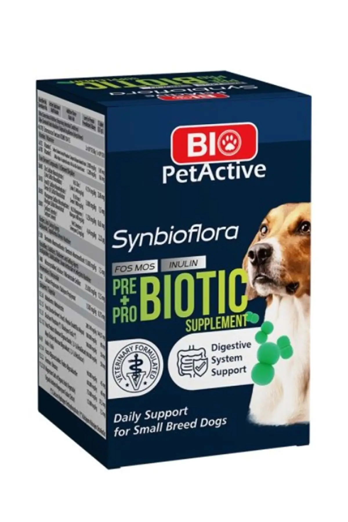 Synbioflora Probiotic Small Breed Dog 30 G 60 PCs Balanced Digestive Sağlığıno Protecting Probiotic