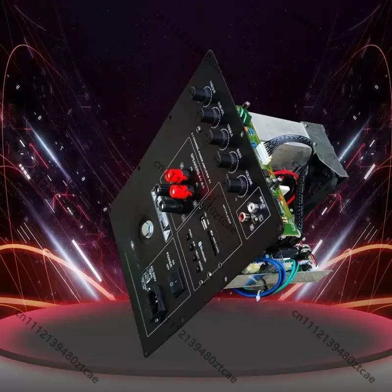 Channel Heavy Bass Bluetooth Amp Board 6 Pair Transistors Toroidal Power Transformer 2.1 Audio Amplifier Module