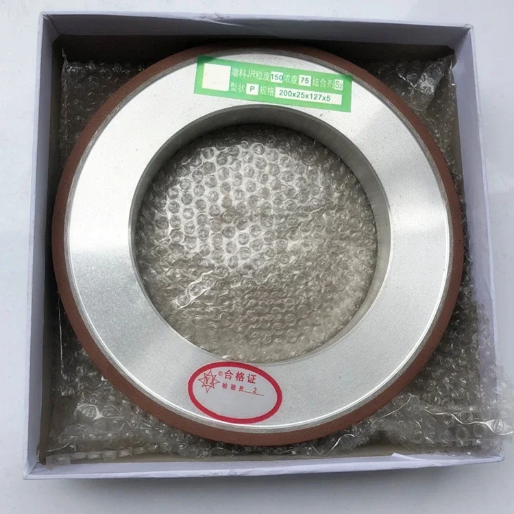 200*25*127 holes diamond resin grinding wheel flat grinding wheel P type grinding metal diamond