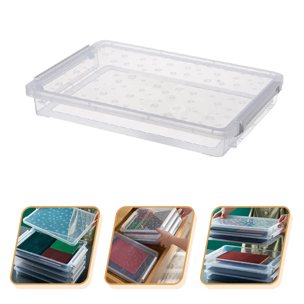 

Легкий и компактный прозрачный пластиковый бокс для документов: стильный органайзер для чеков, квитанций и наличных