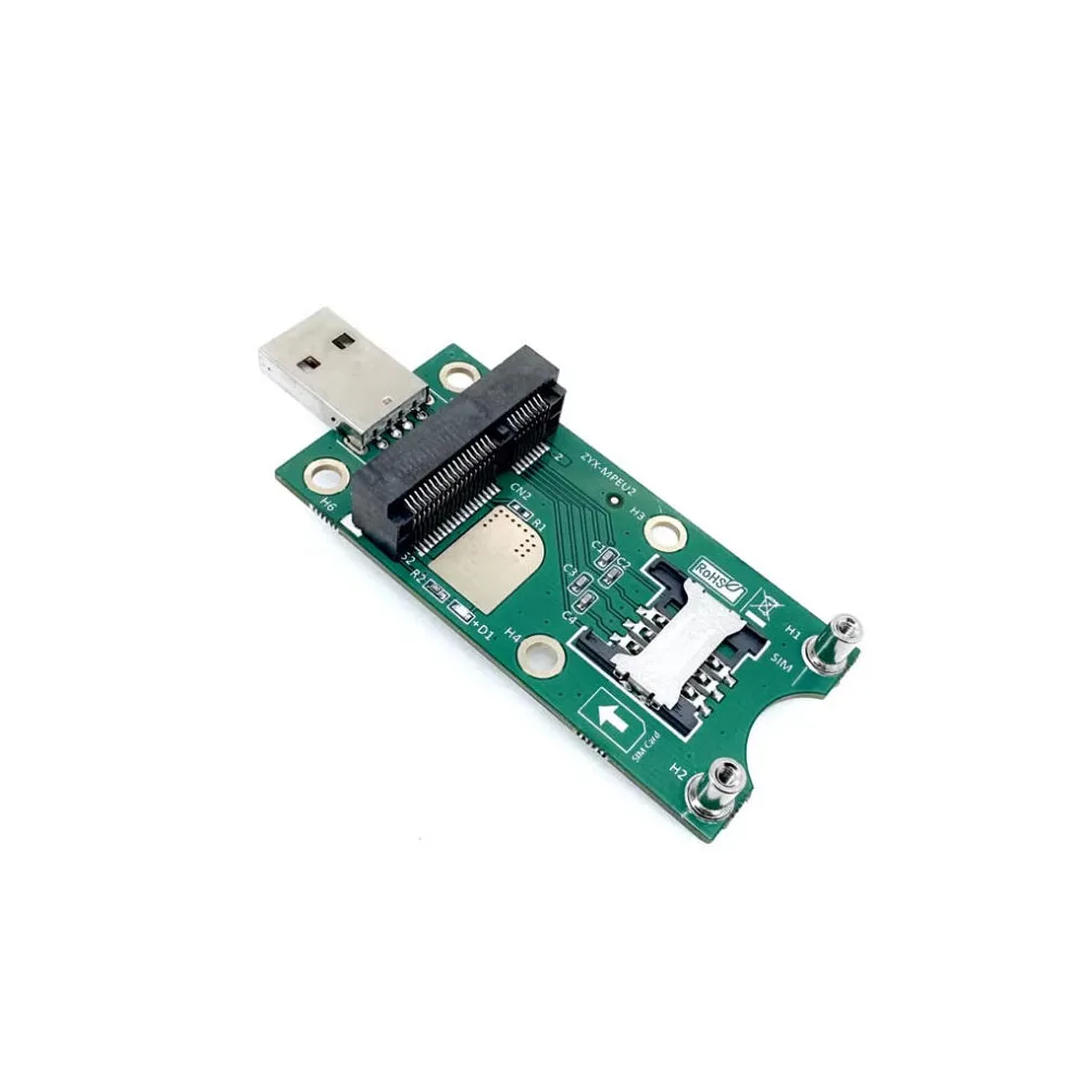 

Плата-адаптер Taidacent MiniPCIe-USB со слотом для SIM-карты, конвертер Mini PCIE-USB для модулей WWAN/LTE 3G/4G