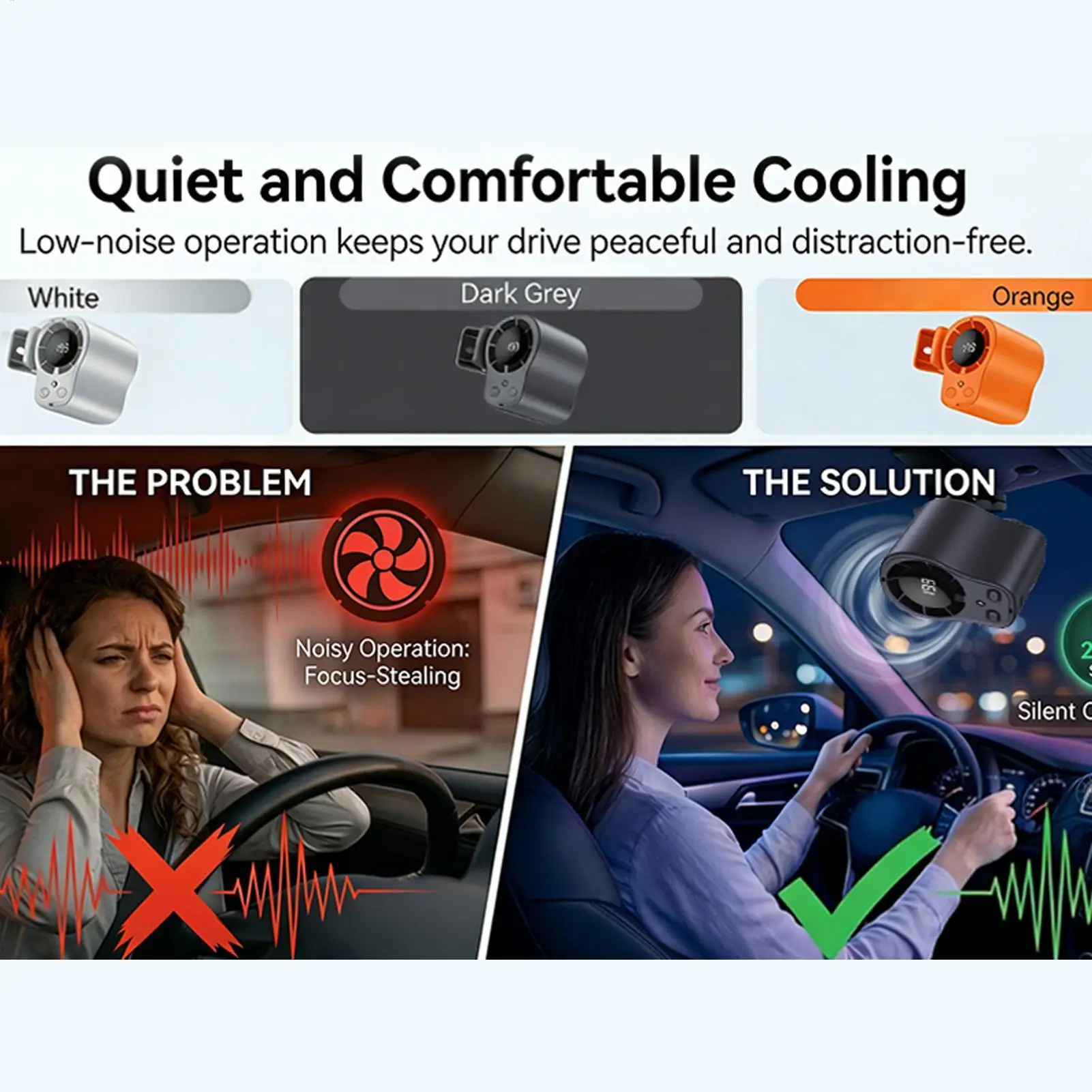Small Fan 199 Adjustable Speeds Rechargeable Personal Cooling Fan For Cycling Traveling Fishing Camping Beach Road Trip Jobsite