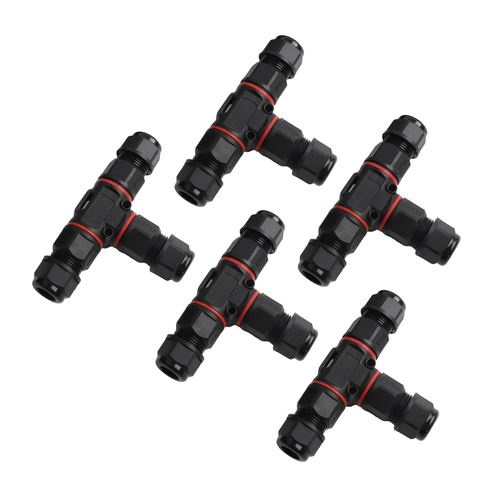 3 Pin Connector Cable Connection Kit 3-Pin Connector Outdoor Use Versatile Compatibility Weather Resistant Adjustable Fit