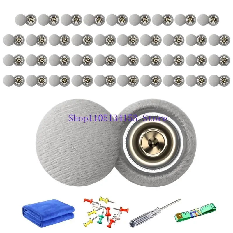 hg89 Car Ceiling Fabric Retainer Clips 40Pcs Metal Rivet For Interior Roof Liner Repair Universal Interior Roof Cloth Clip