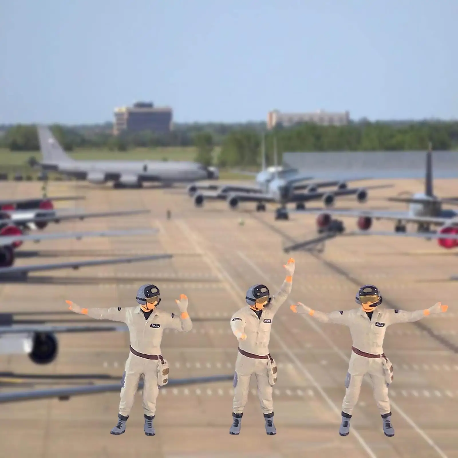 

3x 1/64 Scale Diorama Figures Miniature Layout for Doll House Decoration Collections Fariy Garden DIY Projects Railway Sets