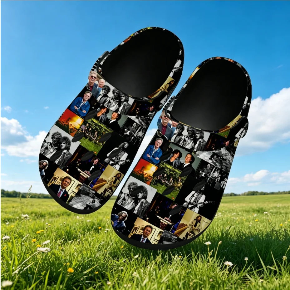 

Eric Clapton Vintage Rock Custom Clogs Anti Slip Wear Resistant Hollow Out Unisex Summer Street Casual Shoes
