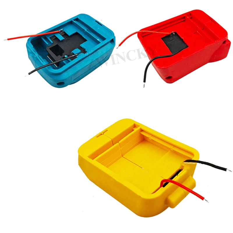 1PC DIY Adapter Converter Base Charging Head Shell For Makita/DeWalt/Milwaukee 18V Lithium Battery Connector Power Socket